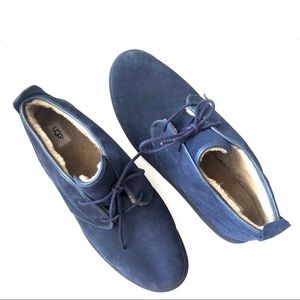 UGG Chukka Boots in Blue and White